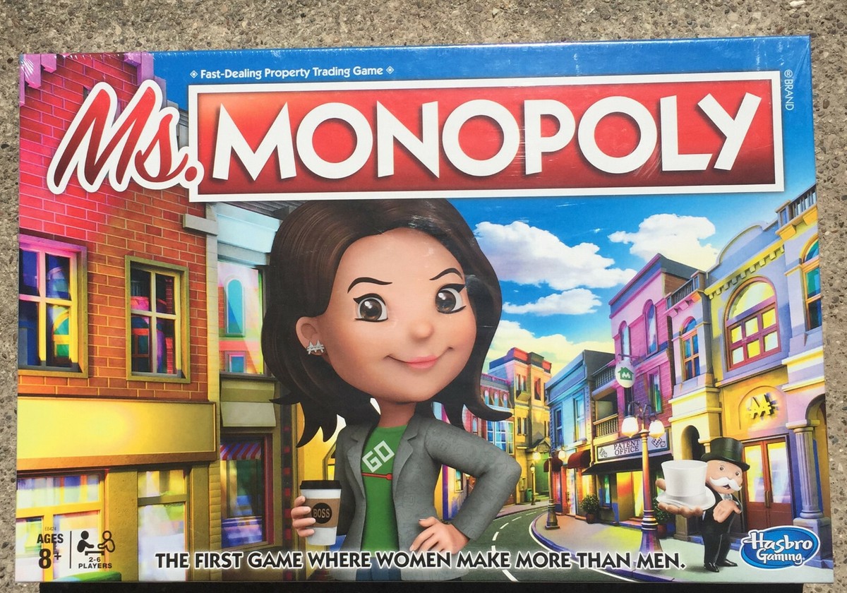 Ms.Monopoly Board Game for Ages 8 & Up Hasbro Ms Miss Monopoly