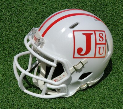 ackson state football helmet JACKSON STATE TIGERS WHITE FOOTBALL MINI HELMET