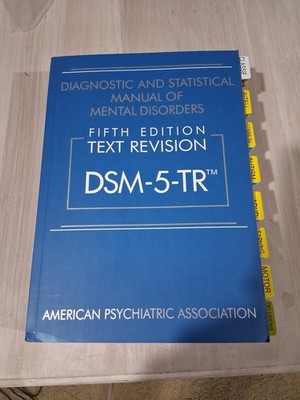 Diagnostic and Statistical Manual of Mental Disorders DSM-5-TR  TABS INSTALLED