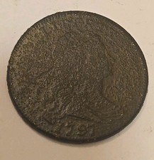 Draped Bust ~ 1797 U.S. LARGE CENT 