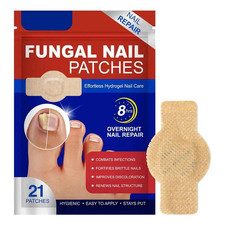 21pcs/box Fungal Nail Care Patches, box 8H Overnight Toenail Repair Care.