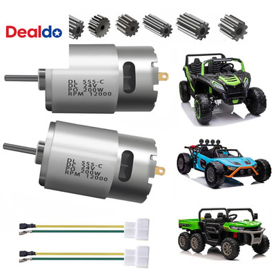 2PCS 24V RS555 12000 RPM Electric Drive Motor for Power Wheels Motor Upgrade,30V