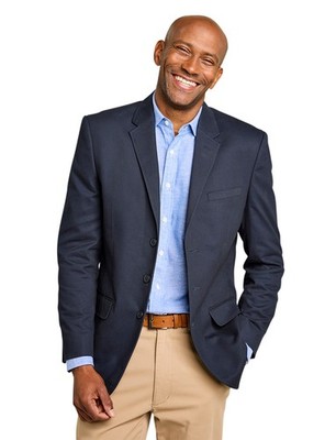 Komplett gefütterter Herren-Blazer aus Baumwolle (anspruchsvoller & vielseitiger Kleiderschrank Essential by