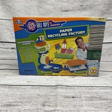 Bill Nye Science PAPER RECYCLING FACTORY Elmer's Teachers School Toy craft kit