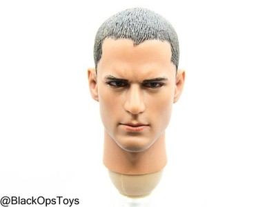 Bam 1/6 Scale Male Headsculpt In Wentworth Miller Likeness (Hot Toys)