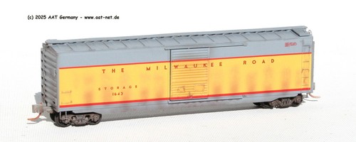 MTL MicroTrains N 03144510 - 50´ Boxcar Milwaukee #1643; aga NEW, ohne OVP | Zustand: Gebraucht