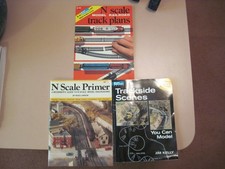 3 N Scale and related model railroad books  Good condition