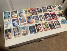Lot Of 28 1980's 1990's Baseball Card Stars Rookies Mix Of Brands