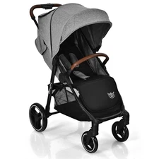 Babyjoy High Landscape Baby Stroller Pushchair w/Expandable Canopy & Footmuff