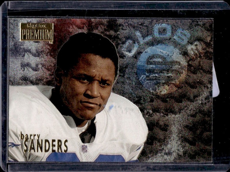 1996 Skybox Premium Barry Sanders Close Ups #6 Lions