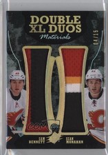 2016 SPx Double XL Duos Materials Black 4/15 Sean Monahan Sam Bennett #XD-BM 2u9