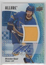 2023-24 Upper Deck Allure Blue Line Auto Jersey 25/25 Brandon Saad #52 Auto 0tm