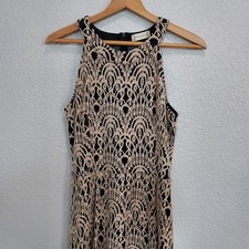 Altar'd State Cream Black Lace Cocktail Dress Size L