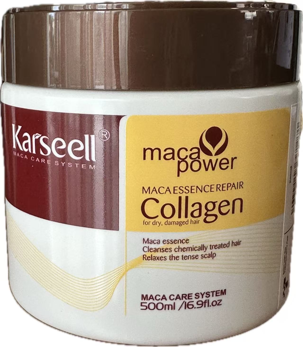 Collagen Maca Essence Repair Hair Treatment 500ml Repair Dry Damaged Treated Hai