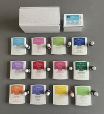 Lot of 12 Stampin Up BOLD BRIGHTS Ink Refill Bottles  12 Matching Ink Pads
