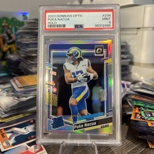 2023 Panini Donruss Optic - Rated Rookie Puka Nacua #238 Holo Prizm (RC) PSA 9