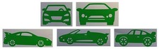 Vinyl Decal / Sticker - Cars - Set of 5 - Performance - Sport
