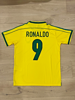 Ronaldo #9 1998 World Cup Brazil Retro Soccer Jersey – Adult
