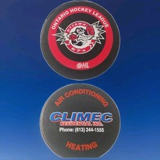 OTTAWA 67'S Vintage SPONSORED CLIMEC HOCKEY PUCK VICEROY MFG. MADE IN 🇨🇦