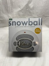 Blue Snowball Professional USB Microphone for PC, Mac - White