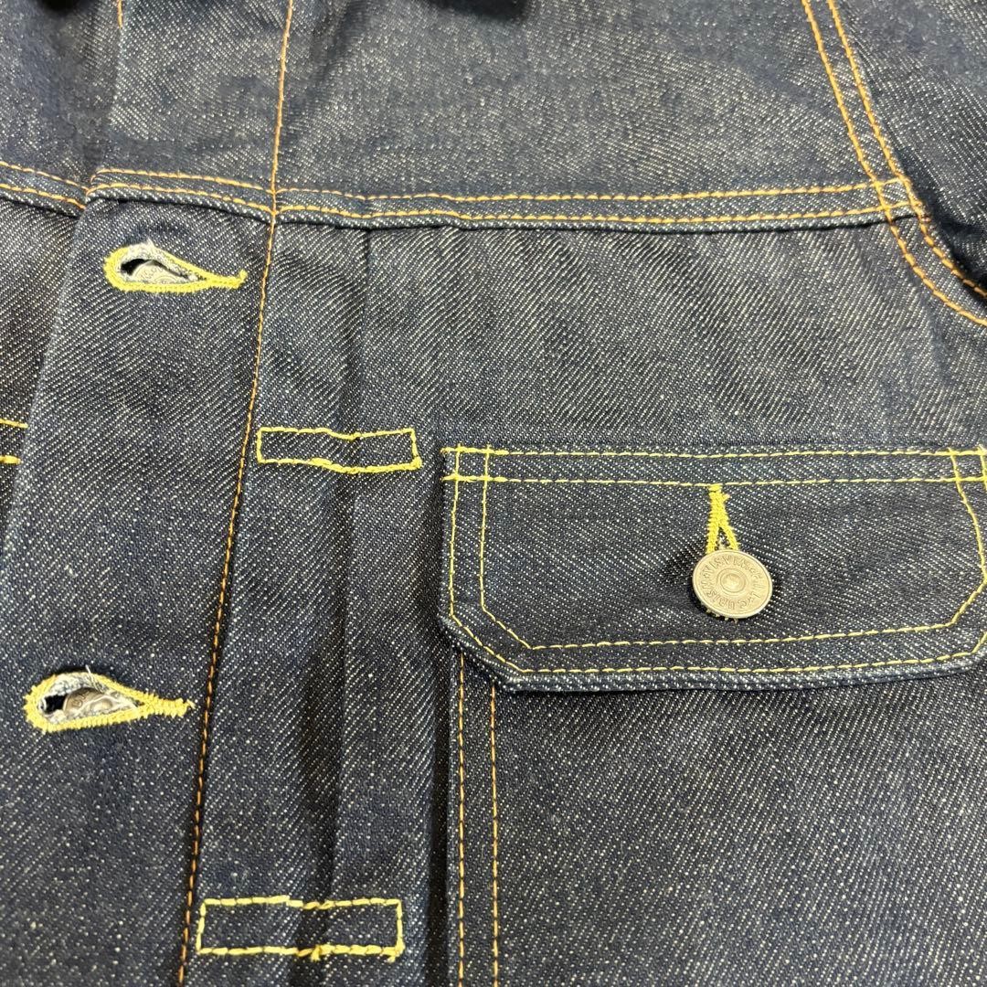 VISVIM 101 Denim Jacket Second Type Dark Blue Siz… - image 5