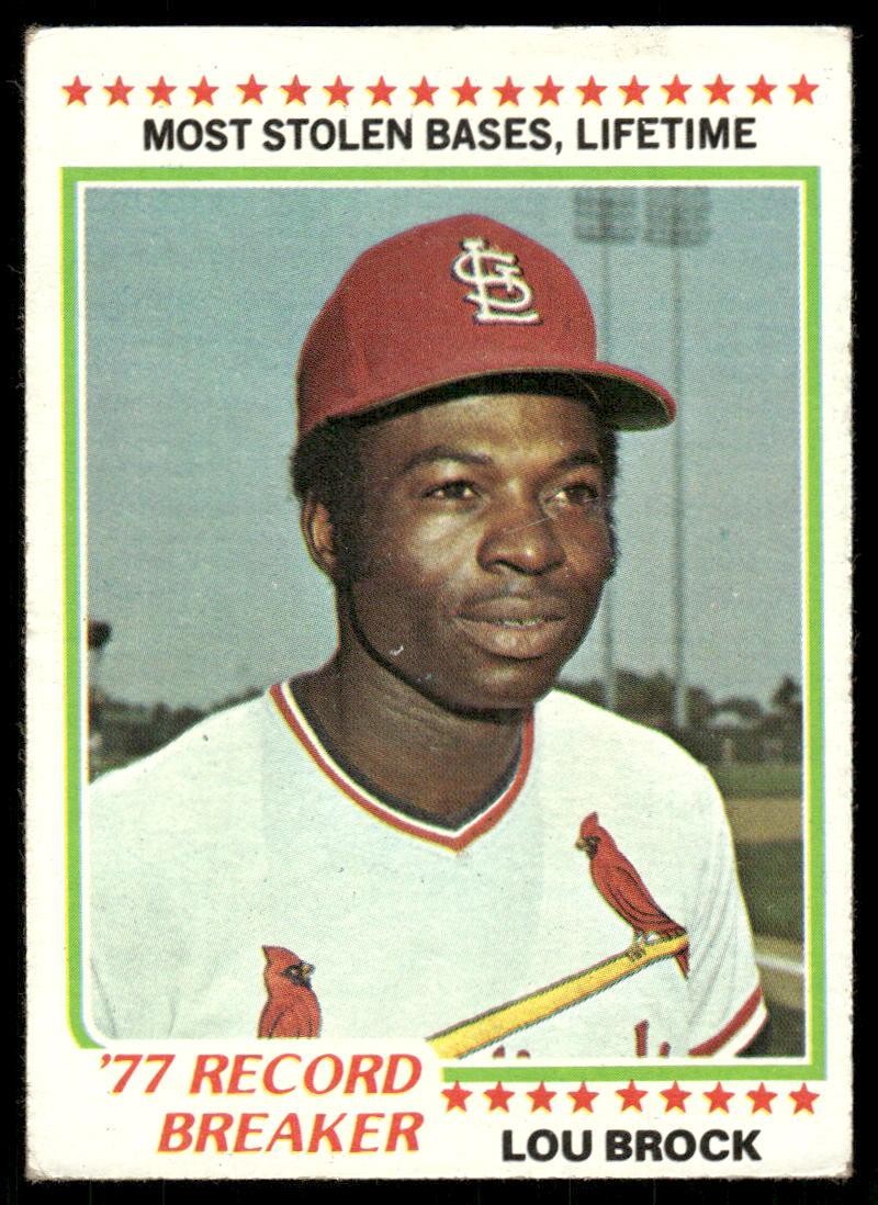 1978 Topps #1 Lou Brock