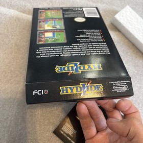Hydlide - NES Nintendo Video Game - CIB Complete in Box Exc Cond Clean