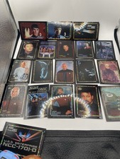 26  STICKER 1996 PENINSULA VENDING STAR TREK SET PICARD KIRK SPOCK ENTERPRISE +
