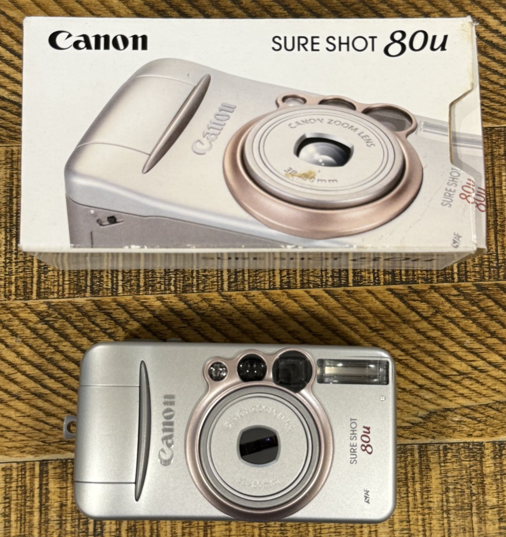 Canon 80U 35mm Point Shoot Film Camera for sale online