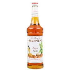 Monin Premium Butter Pecan Flavoring Syrup 750 mL, Extra Leadtime