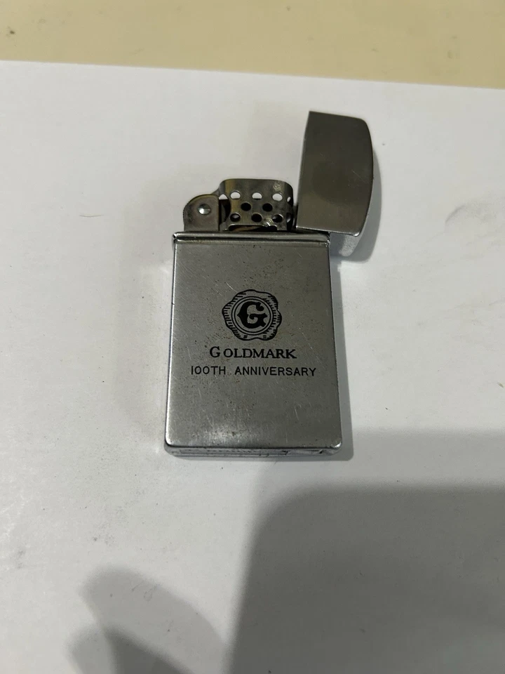 Encendedor de trabajo vintage CORONA LOGOTIPO "GOLDMARK 100 ANIVERSARIO" Foto 3 de 4