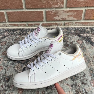 Adidas Thebe Magugu x Wmns Stan Smith 'Abstract' / Size 7 / White Leather Shoes