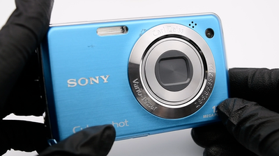 ⏯️[Excellent+5] SONY Cyber-shot Light Blue Digital Camera DSC