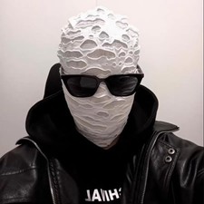 Halloween Full Face Mask Breathable Mesh Halloween Mask Party Cosplay Men, Women