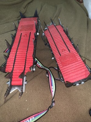 VINTAGE Lowe Camp Foot Fangs 18Point Crampon Mountaineering Ice (Made In Italy)