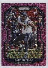 2020 Panini Prizm No Huddle Pink Prizm 4/15 Darren Fells #78 d4v