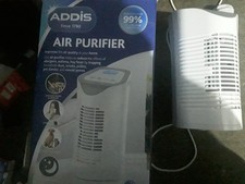 Addis 3 Stage Air Purifier HEPA Filter desk fan . Tested &Working 