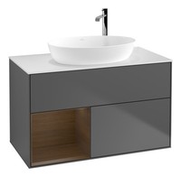 Villeroy & Boch Finion Waschbeckenunterschrank FüR Becken Mittig Regal Links...