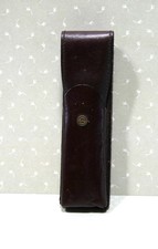 Lederetui für 2 Stifte Etui aus Leder für Füller oder Kugelschreiber - leer