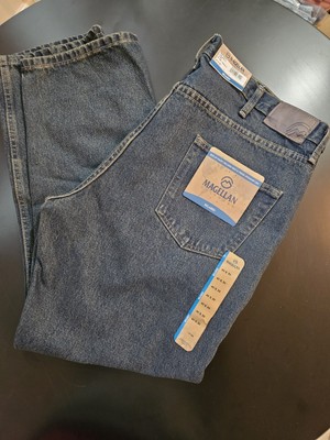 Magellan Pants Jeans Men Blue Denim Outdoors Relaxed 40 X 30 NWT