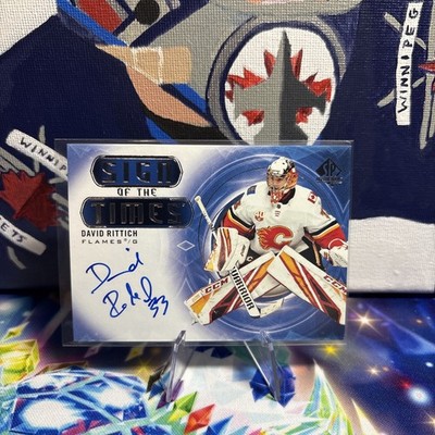 2020-21 SP Authentic Sign of the Times David Rittich #SOTT-DR Auto Card -#1