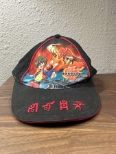 BAKUGAN BATTLE BRAWLERS BLACK BASEBALL CAP HAT