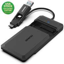 2.5 Inch SATA to USB External Hard Drive Enclosure Tool Free with USB Type-C