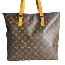Borsa Louis Vuitton Cabas Mezzo Monogram Tote Borsa a Tracolla a Mano Autentica Buone Condizioni