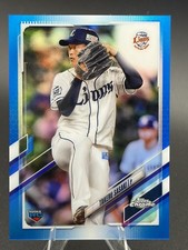 2021 Topps Chrome NPB Nippon Pro - Takeru Sasaki #42 Blue Refractor /150 (RC)