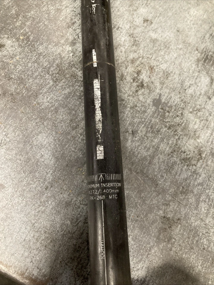 Assento de fibra de carbono FSA SLK 27,2mm zero 0 setentor 27,2 x 400mm comprimento - Preto - Imagem 2 de 3