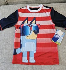 Bluey Boys Rash Guard Youth Size 6-7 UPF 50 Sun Protection NWT