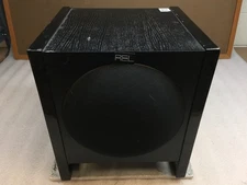 REL T2 Powered Subwoofer Sub Bass System Black - Tested & Functional