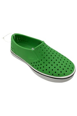 Native Shoes Kid's Boy Miles Sneakers Grasshopper Green/Shell