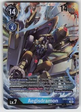 Aegisdramon Super Rare Draconic Roar EX3-026 SR LP